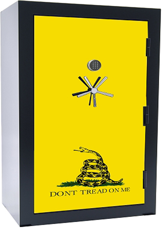 Old Glory Tactical Gun Safe - Gadsden Flag - 45 Gun Capacity - 2 Hour Rating