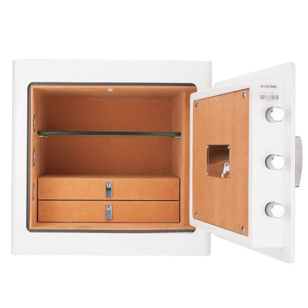 Barska AX13104 White Jewelry Safe - Tan Interior - Image 3