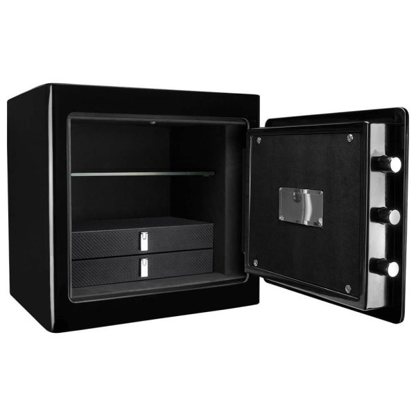 Barska AX13106 Black Jewelry Safe - Black Interior - Image 7