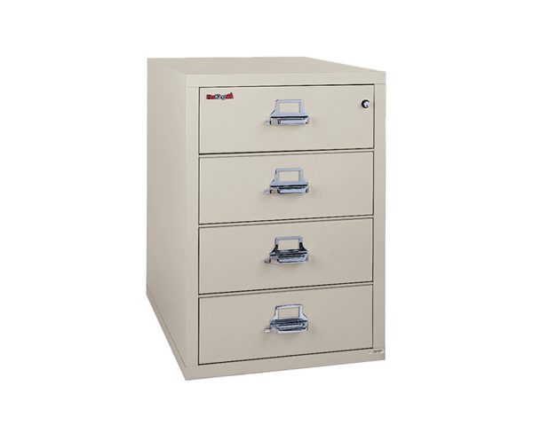 Fire King Card-Check-Note File Cabinet 4 Drawers