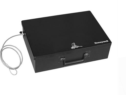 Honeywell 6109 Large Steel Security Box With Tethering Cable