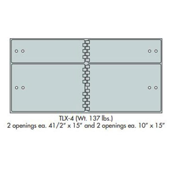 Socal Safe TLX Series Modular Teller Lockers TLX-4