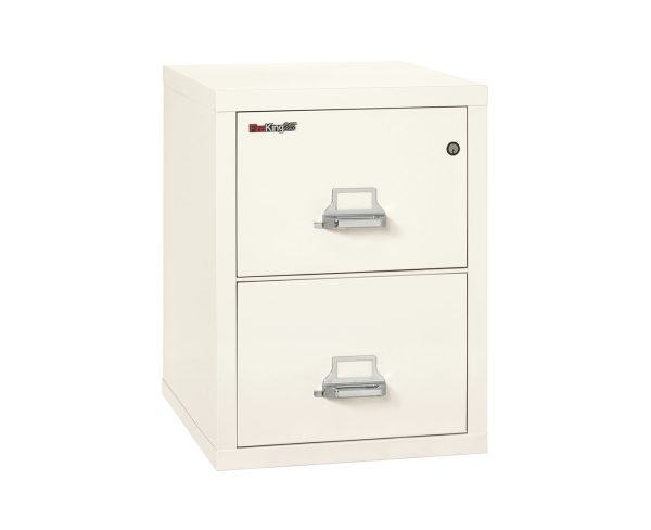 Fire King Classic Vertical File Cabinet - 2 Drawer - Legal - 25" Depth