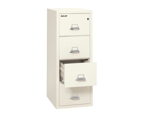 Fire King Classic Vertical File Cabinet 4 Drawers - Letter - 25" Depth