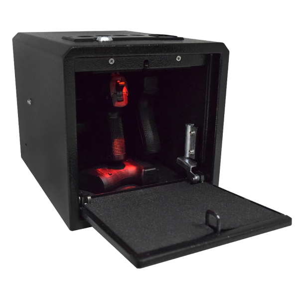 Stealth Tactical - Biometric Handgun Hanger Safe Quick Access Bio Pistol Security Box - Image 2