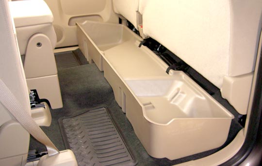 Du-Ha Underseat Storage-Gun Case - Chevrolet/GMC - Silverado/Sierra Extended Cab - 2007-2013