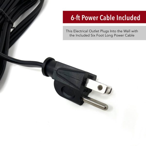 Stealth Gun Safe Power Outlet Kit for Electrical Safe Accessories - Image 5