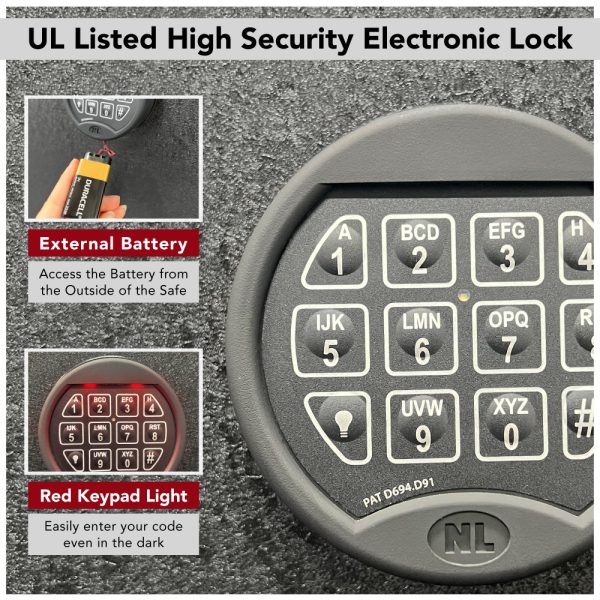 Stealth Tactical Economy Gun Safe - EGS14 - Image 12