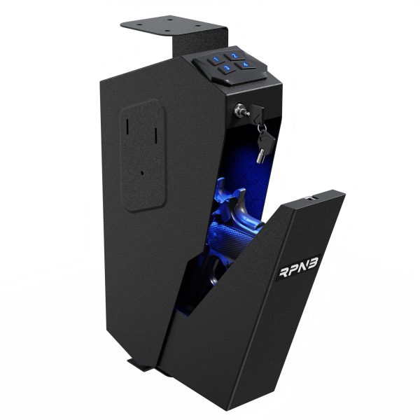 RPNB RP311E Desk Mounted Handgun Safe with Digital Keypad