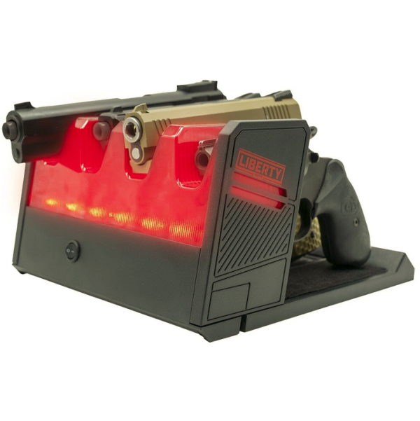 LED Pistol Rack / Holder Red