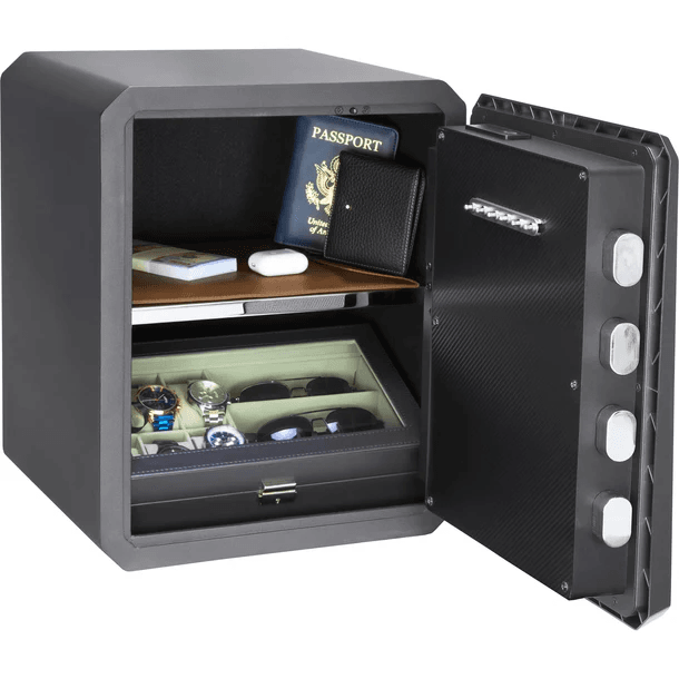 Barska Obsidian 1.15 Cu. ft 9-User Touchscreen Biometric Keypad Security Safe - Image 4