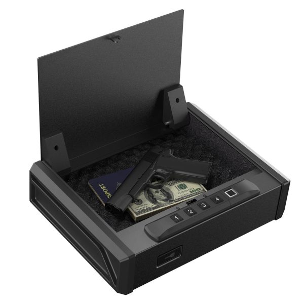 RPNB RP19001F Pistol Safe with Biometric Fingerprint Lock, For 2 Pistols - Image 7
