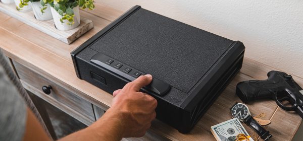 RPNB RP19001F Pistol Safe with Biometric Fingerprint Lock, For 2 Pistols - Image 2
